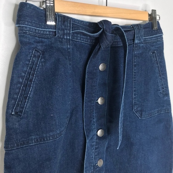 NWT A new day self tie denim skirt sz2 - Picture 2 of 5
